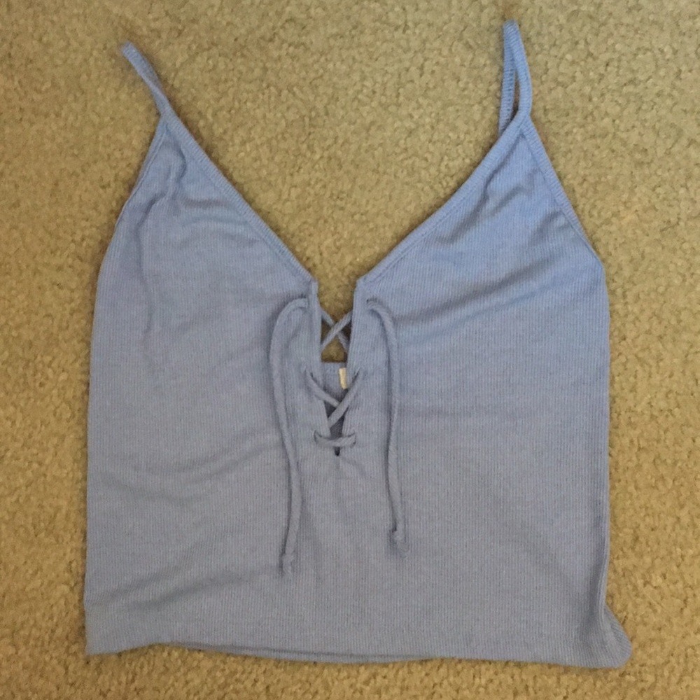 John Galt Criss Cross Top